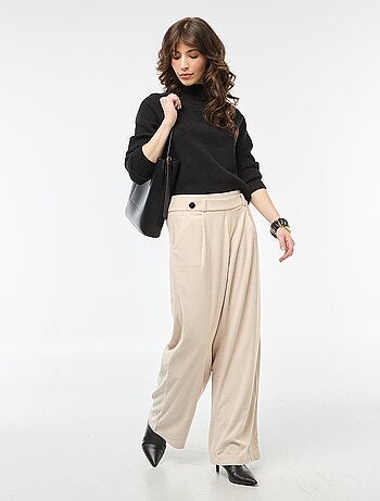 Pantalon large en velours uni 'JDY'