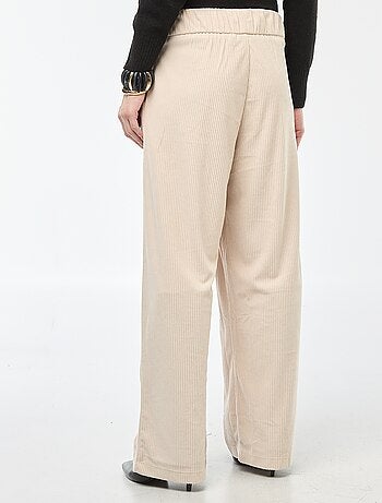 Pantalon large en velours uni 'JDY'