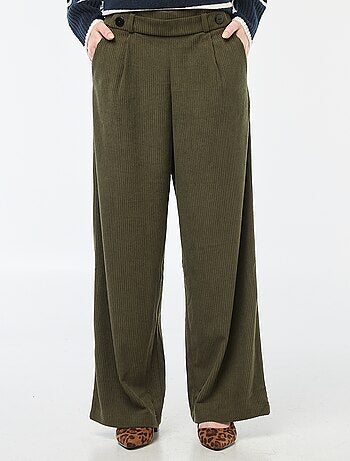 Pantalon large en velours uni 'JDY'