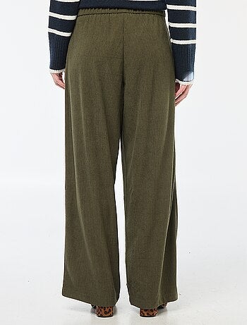 Pantalon large en velours uni 'JDY'