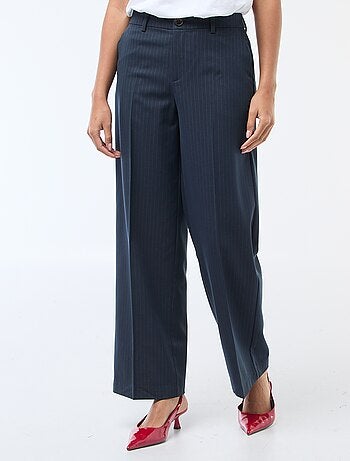 Pantalon large fluide uni