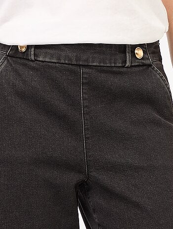 Pantalon large 'JDY' avec boutons décoratifs à la taille