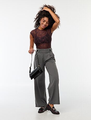 Pantalon large uni avec poches 'JDY'