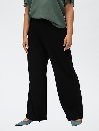 Pantalon large uni
