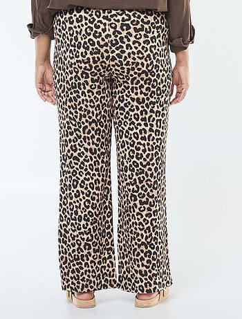 Pantalon large / wide leg plissé