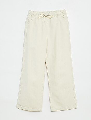 Pantalon léger à la coupe large
