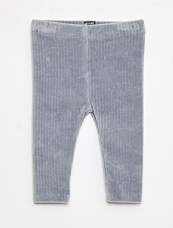Pantalon legging en velours