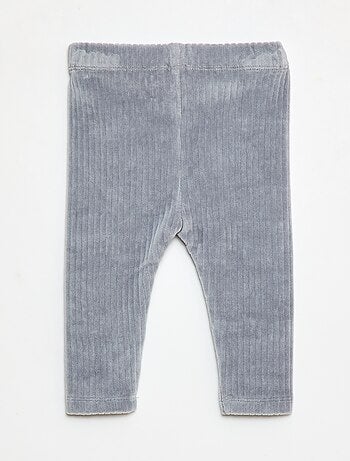 Pantalon legging en velours