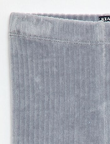 Pantalon legging en velours