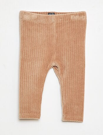 Pantalon legging en velours