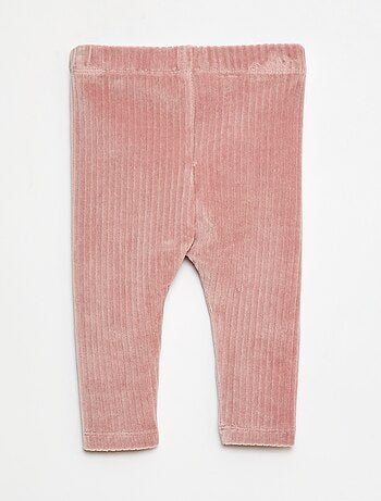Pantalon legging en velours