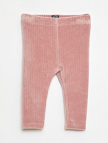Pantalon legging en velours