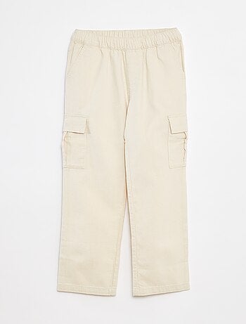 Pantalon multipoche avec taille ajustable