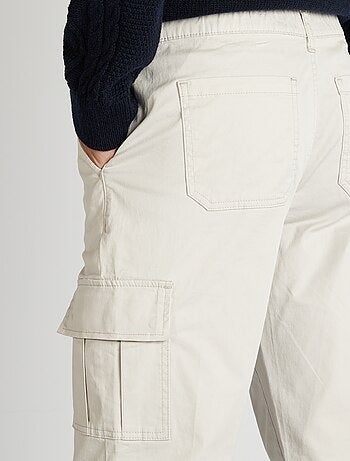 Pantalon multipoches coupe droite