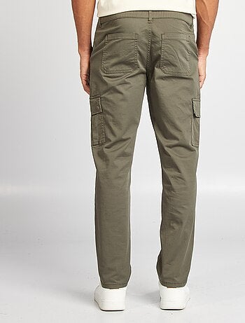 Pantalon multipoches coupe droite