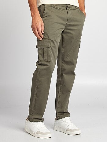 Pantalon multipoches coupe droite