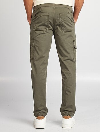Pantalon multipoches coupe droite
