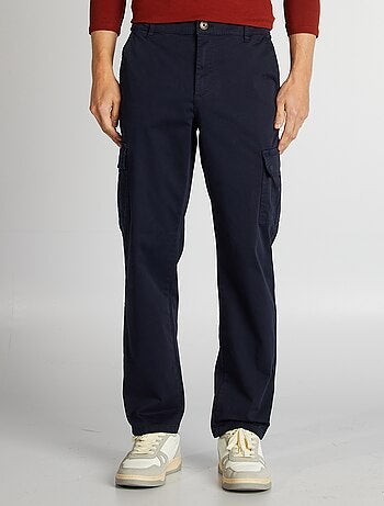 Pantalon multipoches coupe droite