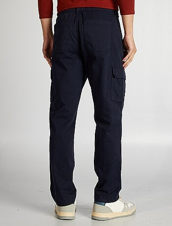 Pantalon multipoches coupe droite
