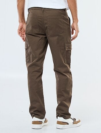 Pantalon multipoches coupe droite