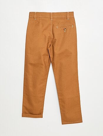 Pantalon oxford à pince