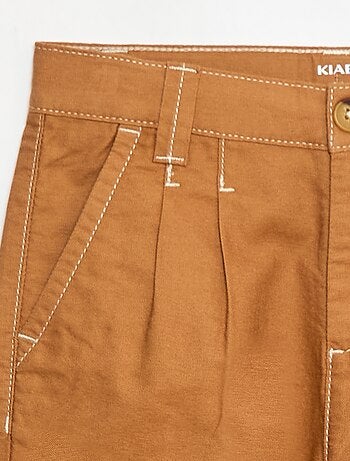 Pantalon oxford à pince