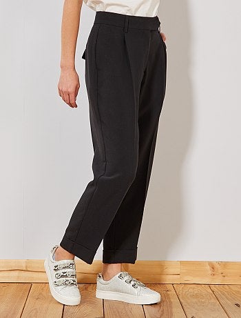 Femme du 34 au 48 - Pantalon pince carotte - Kiabi