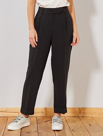 Femme du 34 au 48 - Pantalon pince carotte - Kiabi