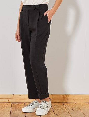 Femme du 34 au 48 - Pantalon pince carotte - Kiabi