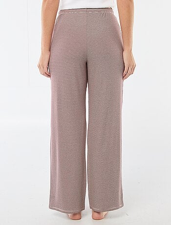 Pantalon pyjama en maille stretch