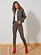     Pantalon skinny stretch imprimé vue 1
