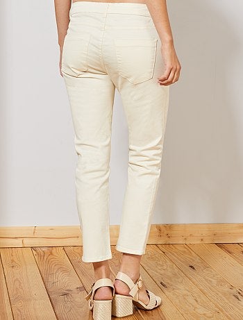 Pantalon slim 7/8e - Kiabi