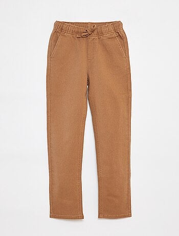 Pantalon slim avec taille ajustable