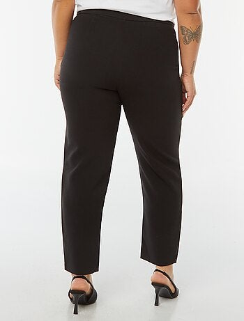 Pantalon tailleur à taille haute et coupe skinny