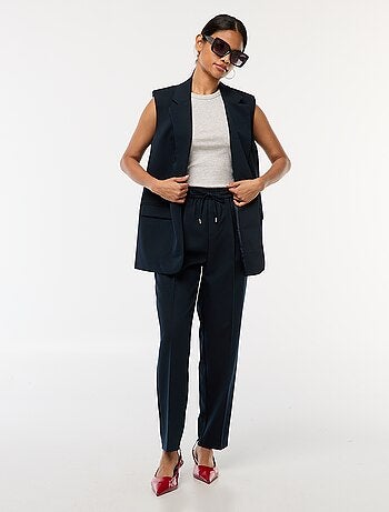 Pantalon type jogger uni