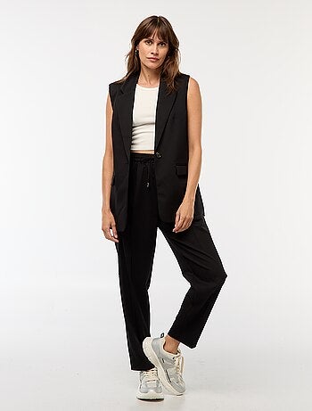 Pantalon type jogger uni