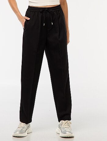 Pantalon type jogger uni