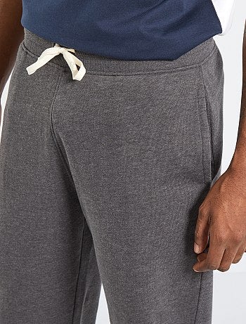 Pantalon uni en molleton