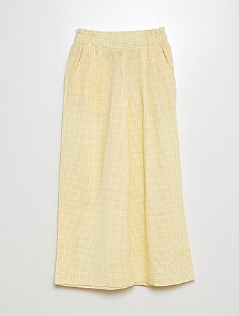 Pantalon wide leg