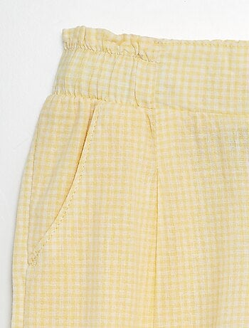 Pantalon wide leg