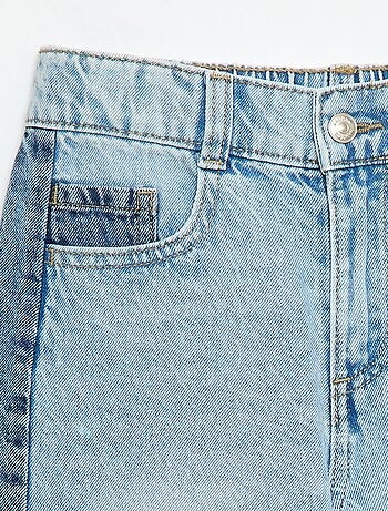 Pantalon wide leg fit / coupe large à 2 teintes