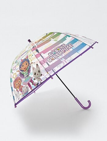Parapluie transparent 'Gabby's dollhouse'