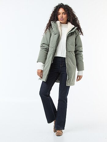 Parka 3-en-1 déperlante avec doublure chaude amovible