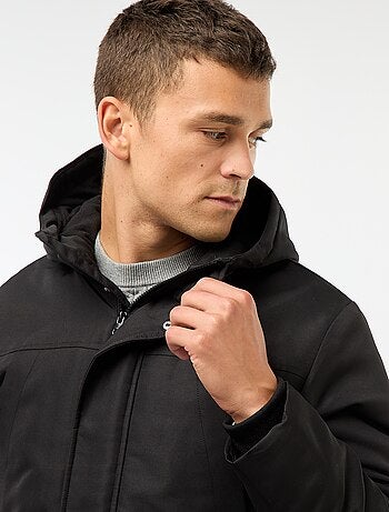 Parka à capuche mi-long