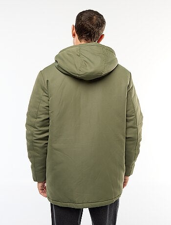 Parka à capuche mi-long