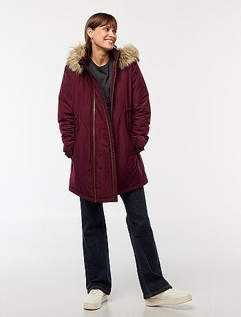 Parka de maternité avec détail de portage