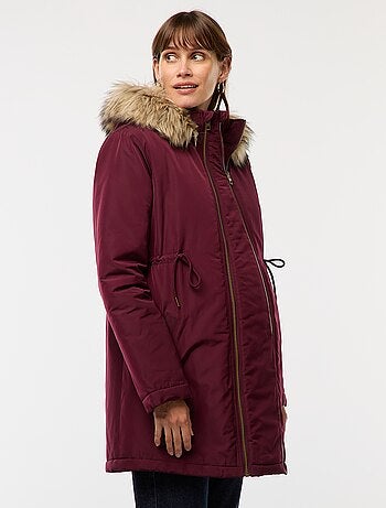 Parka de maternité avec détail de portage
