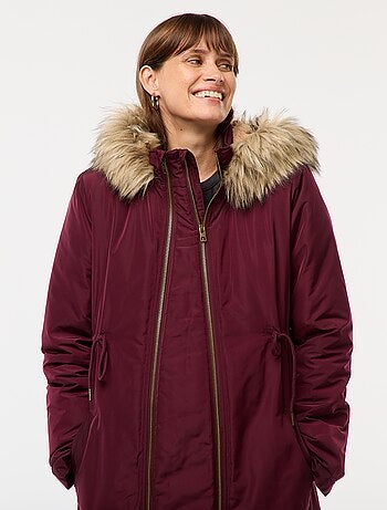 Parka de maternité avec détail de portage