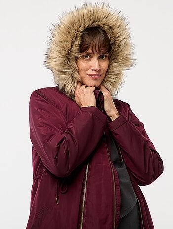 Parka de maternité avec détail de portage