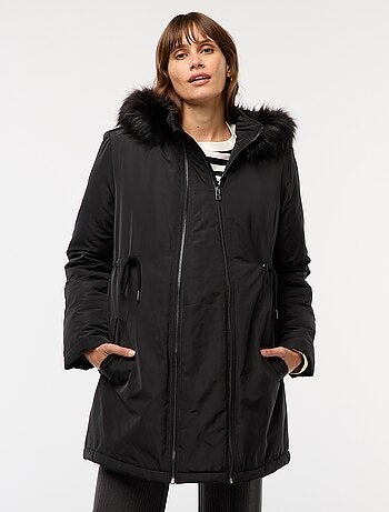Parka de maternité avec détail de portage